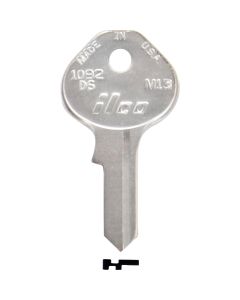 ILCO Master Nickel Plated Padlock Key, M13 / 1092DS (10-Pack)