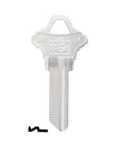 Do it Best Schlage Nickel Plated House Key, SC1 / 1145 DIB (10-Pack)