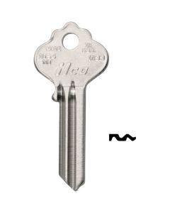 ILCO Nickel Plated File Cabinet Key IN33 / 1054MT (10-Pack)