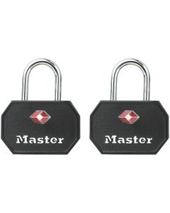 Master Lock 1-1/4 In. W. Keyed Luggage Lock (TSA-Accepted) (2-Pack)