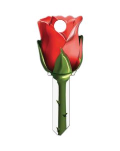 Lucky Line Rose Design Decorative House Key, KW11