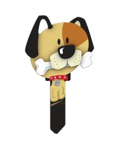 Lucky Line Dog Design Decorative House Key, SC1 D