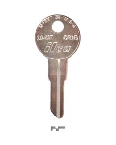 ILCO CG16 Chicago Nickel Plated Tractor Key, 1041T (10-Pack)