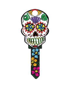 Lucky Line Skull Design Decorative House Key, SC1