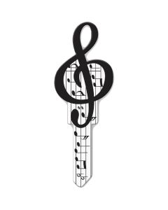 Lucky Line Music Design Decorative House Key, KW11