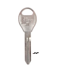 ILCO Nissan Nickel Plated Automotive Key, DA34 / X237 (10-Pack)