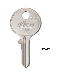 ILCO LA Keyway Key Blank, 7DC (10-Pack)