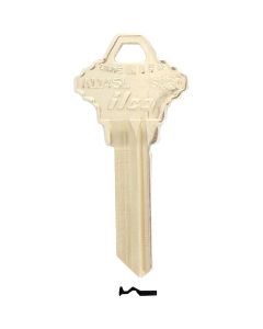 ILCO Schlage Nickel Plated House Key, SC20 / A1145L (10-Pack)