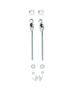 National Zinc Plated with WeatherGuard Steel Bolt Swing Hanger Kit (2-Pack)