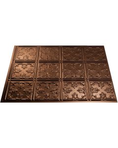 Fasade 18 In. x 24 In. Thermoplastic Backsplash Panel, Oil-Rubbed Bronze Traditional 10