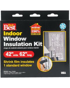 Do it Best 42 In. x 62 In. Indoor Shrink Film Window Kit