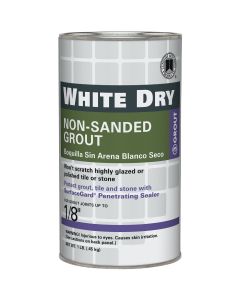 Custom Building Products White Dry 1 Lb. White Non-Sanded Tile Grout