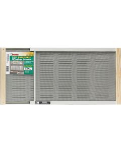 Martin Adjustable Louvered Screen Window with Ventilator