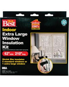 Do it Best 62 In. x 210 In. Indoor Shrink Film Window Kit