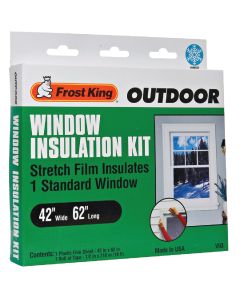 Frost King 42 In. x 62 In. Window Outdoor Stretch Film Kit