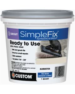 Custom Building Products Simplefix Quart Alabaster Sanded Tile Grout