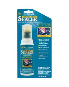 Tile Guard 4.3 Oz. Bottle Applicator Silicone Grout Sealer