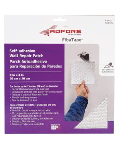 FibaTape 8 In. x 8 In. Wall & Ceiling Self-Adhesive Drywall Patch