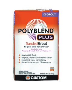 Custom Building Products PolyBlend PLUS 25 Lb. Arctic White Sanded Tile Grout