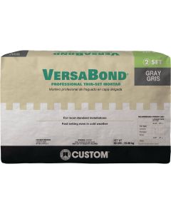 Custom Building Products VersaBond 50 Lb. Gray Fortified Thin-Set Mortar