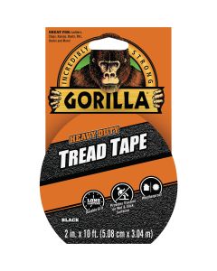 Gorilla 2 In. x 10 Ft. Black Anti-Slip Tread Tape Roll