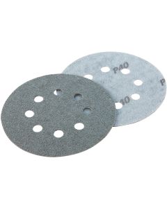 Gator 5 In. 40-Grit 8-Hole Pattern Vented Sanding Disc with Hook & Loop Backing (3-Pack)