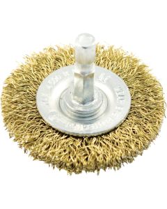 3" Crimp Wheel Brush Fine