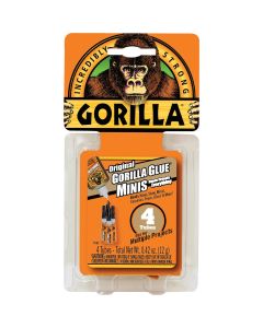 Gorilla 0.42 Oz. Original All-Purpose Glue Minis (4-Pack)