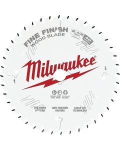 Milwaukee 6-1/2 In. 40-Tooth Fine Finish Circular Saw Blade