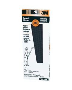 3M ProPak 180 Grit 4-3/16 In. x 11-1/4 In. Precut Drywall Sanding Screen (10 Pack)