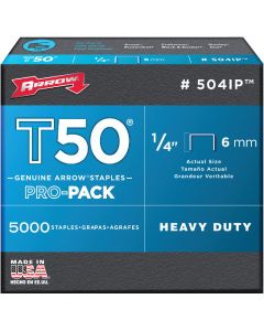 1/4" T50 Staples (5m/Bx)ip Bulk