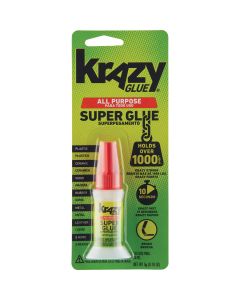 Krazy Glue 0.18 Oz. Liquid All-Purpose Super Glue with Brush