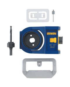 Irwin Carbon Steel Door Lock Installation Kit for Wood Doors