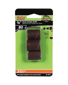 Gator 1 In. x 3/4 In. 80 Grit Drum Sander Refills (3-Pack)