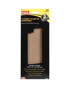 Do it Best Aluminum Oxide 220C Grit 1/3 Sheet Power Sanding Sheet (6-Pack)