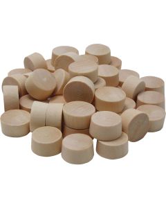 General Tools 3/8 In. Hardwood Flat Head Plug (50-Count)