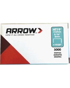 Arrow HT19 Hammer Tacker Staple, 5/16 In. (5000-Pack)