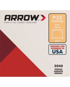 Arrow P35 Plier Type Staple, 3/8 In. (5040-Pack)