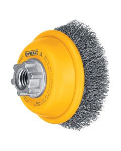 DEWALT 3 In. Crimped 0.014 In. Angle Grinder Wire Brush