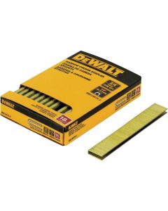 DEWALT 1/4 In. x 3/4 In. 18-Gauge Collated Crown Staples (2500 Ct.)