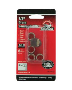 Gator 1/2 In. x 1/2 In. 50 Grit Drum Sander Refills (6-Pack)