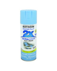 Rust-Oleum Painter's Touch 2X Ultra Cover 12 Oz. Gloss Paint + Primer Spray Paint, Spa Blue