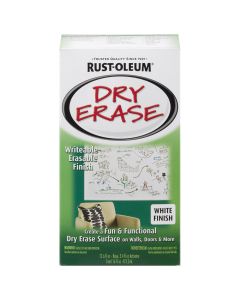 16 Oz Rust-Oleum 241140 White Specialty Dry Erase Paint