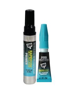 DAP RapidFuse 0.16 Oz. Clear Multi-Purpose Adhesive with Plastic Primer