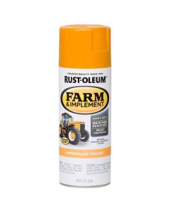 Rust-Oleum 12 Oz. Caterpillar Yellow Farm & Implement Spray Paint