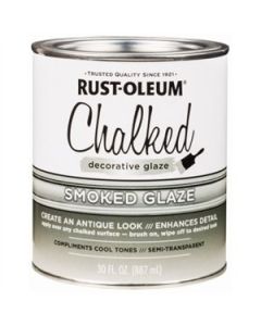 RUSTOLEUM CHALKED SMOKED GLZ QT