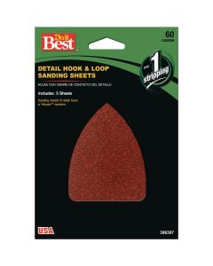 Do it Best 60 Grit Mouse Sandpaper (5-Pack)