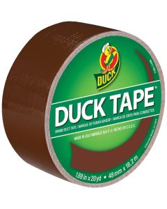 Duck Tape 1.88 In. x 20 Yd. Colored Duct Tape, Brown