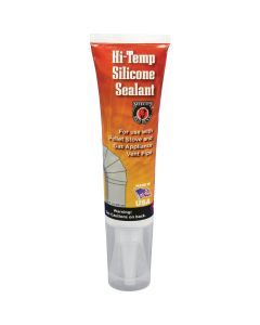 Meeco's Red Devil 2.7 Oz. Red Silicone Hi-Temp Sealant