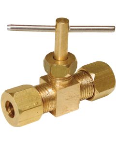 Dial 1/4 In. Brass Compression Needle Evaporative Cooler Valve